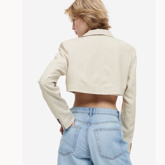 h & m • cropped jacket - Picture 2 of 5
